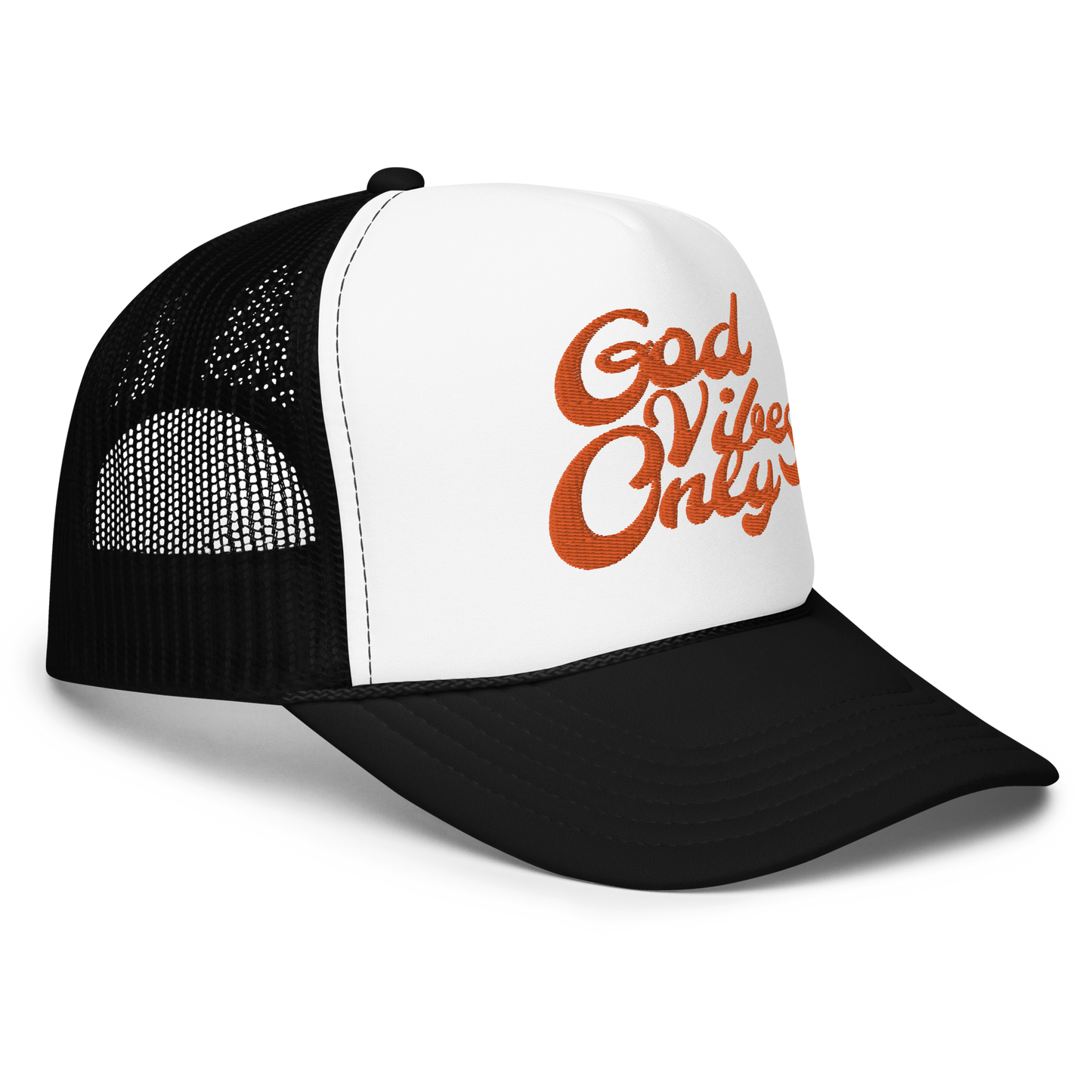 God Vibes Only Foam trucker hat