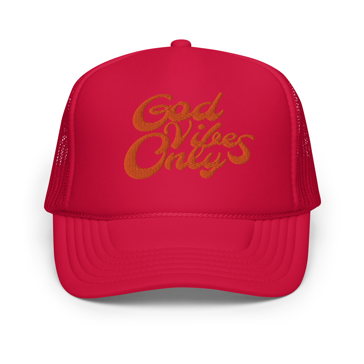 God Vibes Only Foam trucker hat