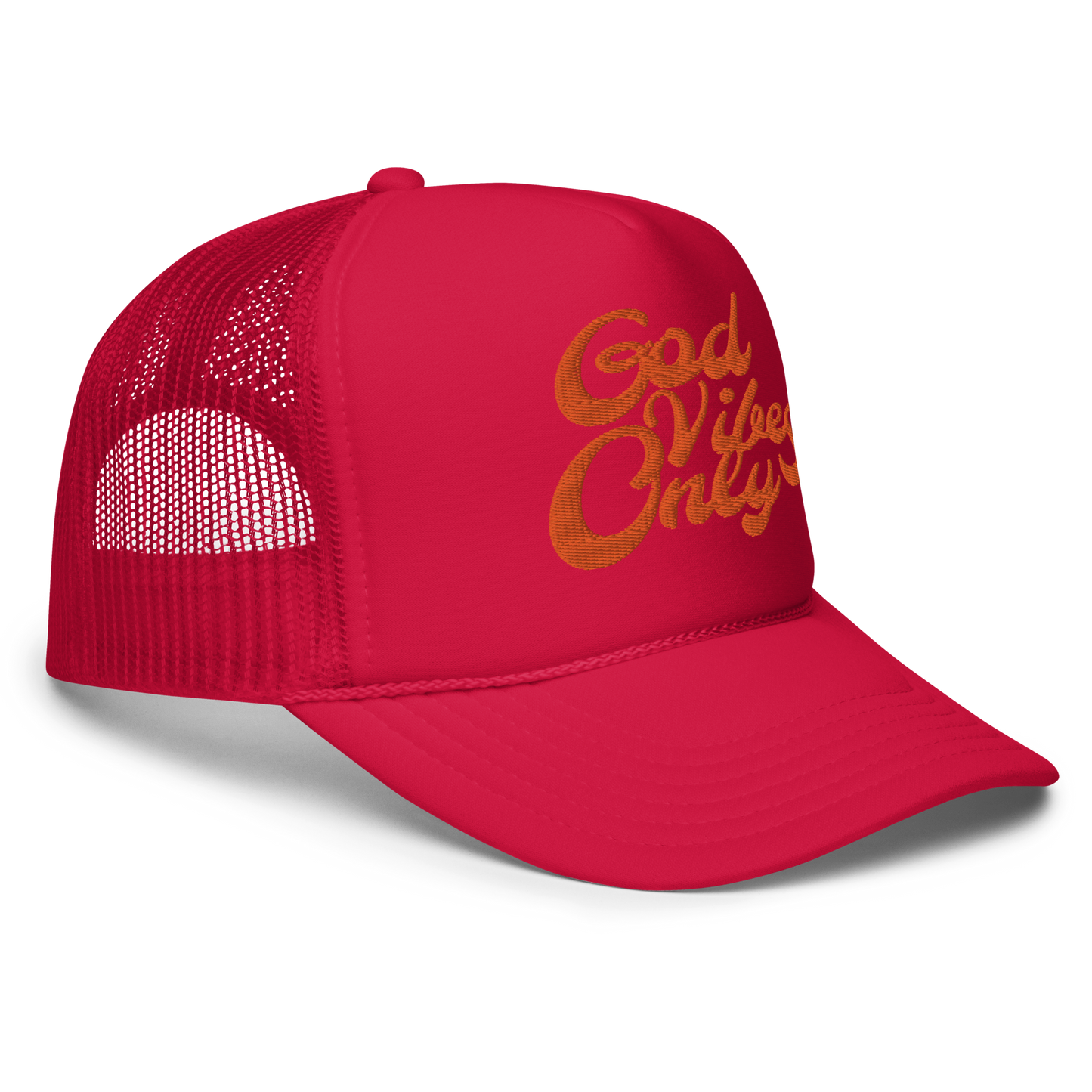 God Vibes Only Foam trucker hat