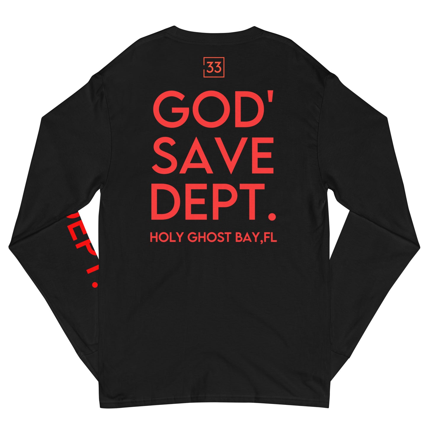 GOD’SAVE DEPT. Men's Champion Long Sleeve Shirt