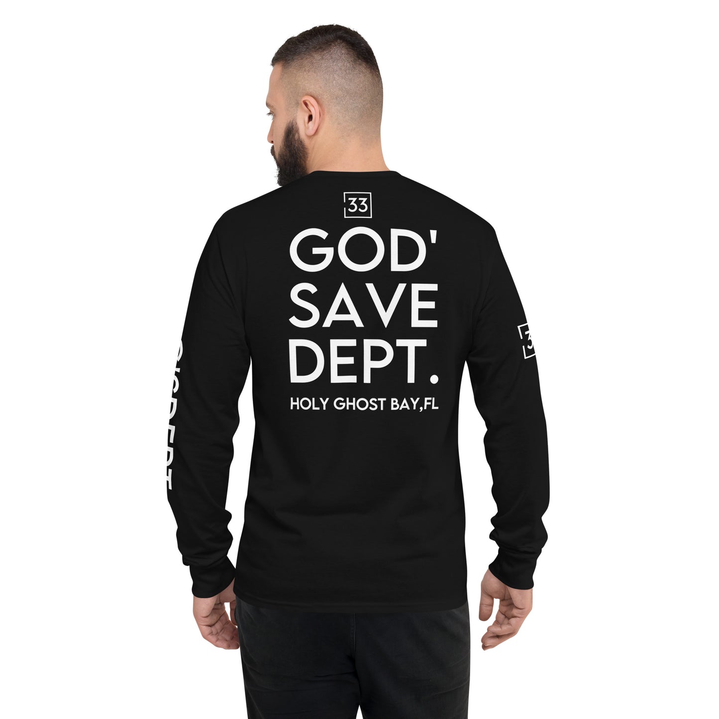 GOD’SAVE DEPT. Men's Champion Long Sleeve Shirt
