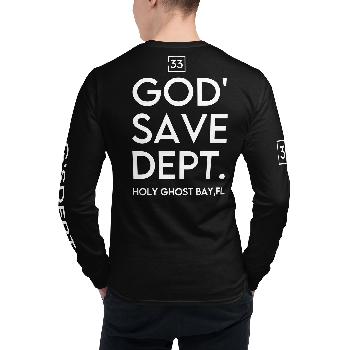 GOD’SAVE DEPT. Men's Champion Long Sleeve Shirt