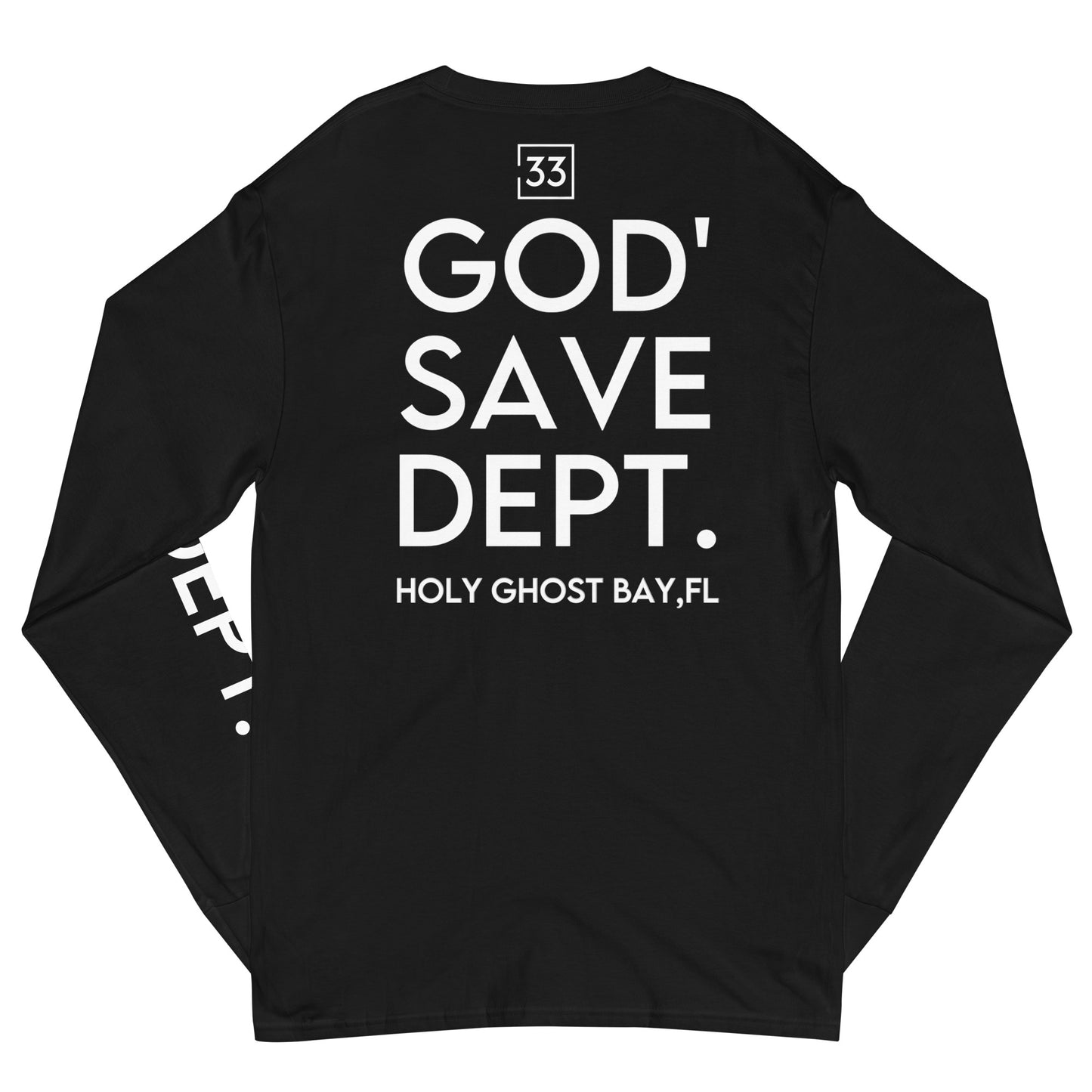 GOD’SAVE DEPT. Men's Champion Long Sleeve Shirt