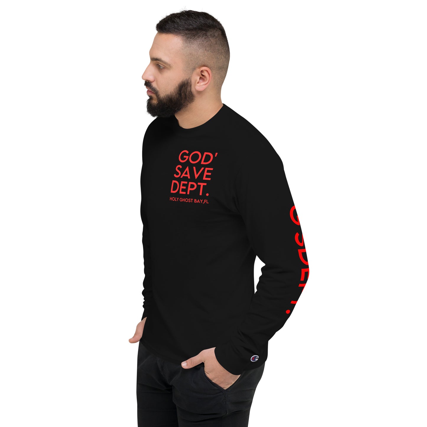 GOD’SAVE DEPT. Men's Champion Long Sleeve Shirt