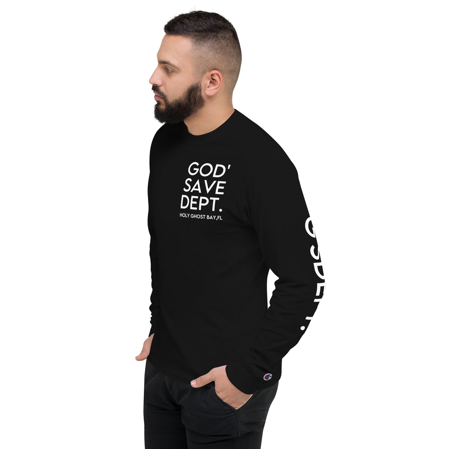 GOD’SAVE DEPT. Men's Champion Long Sleeve Shirt