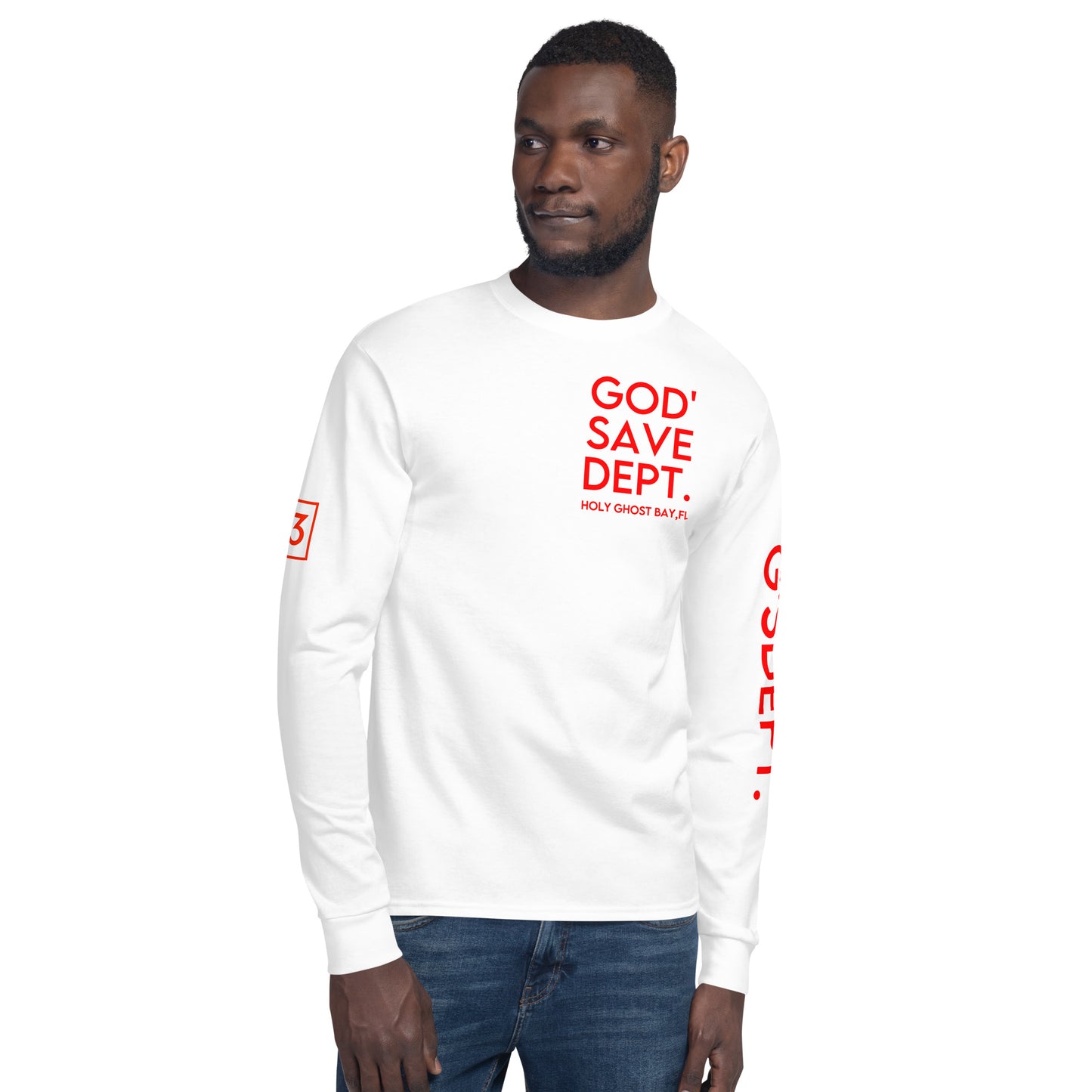 GOD’SAVE DEPT. Men's Champion Long Sleeve Shirt