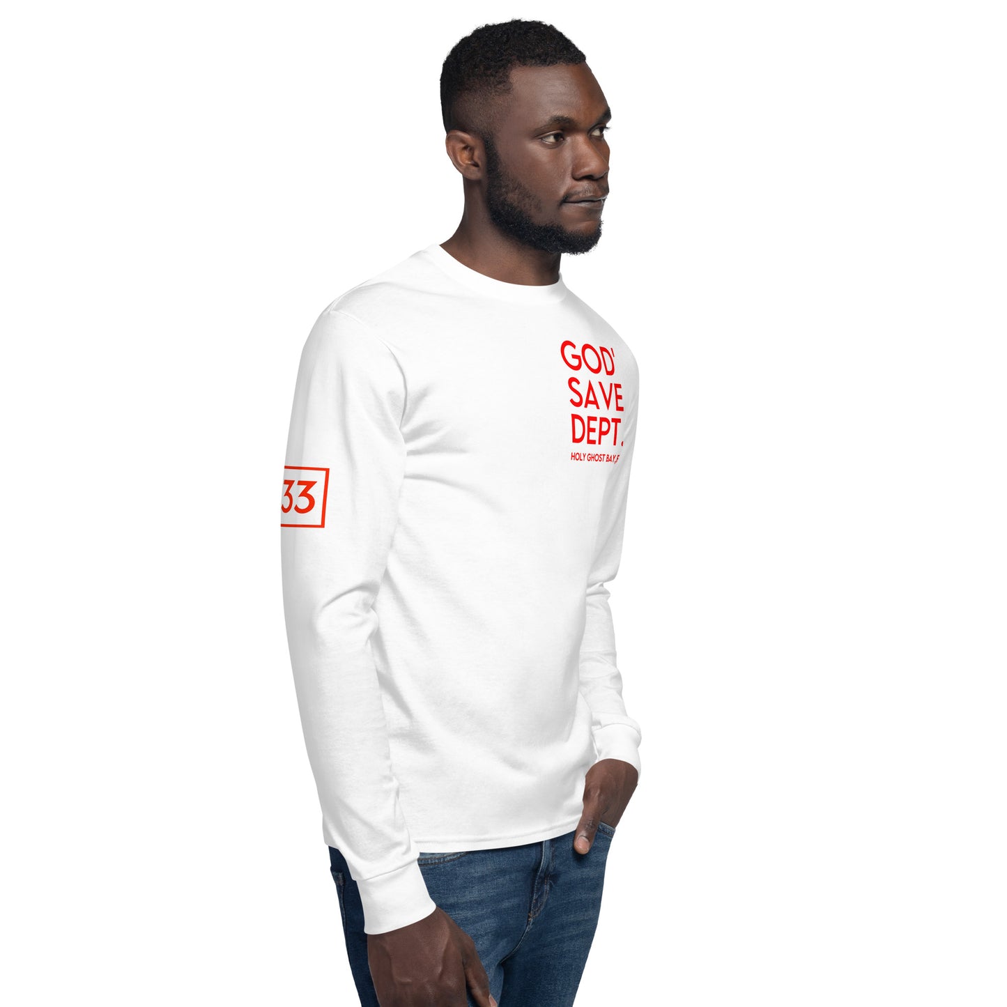 GOD’SAVE DEPT. Men's Champion Long Sleeve Shirt