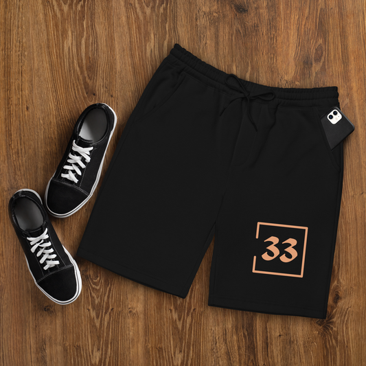 33 Men's fleece shorts