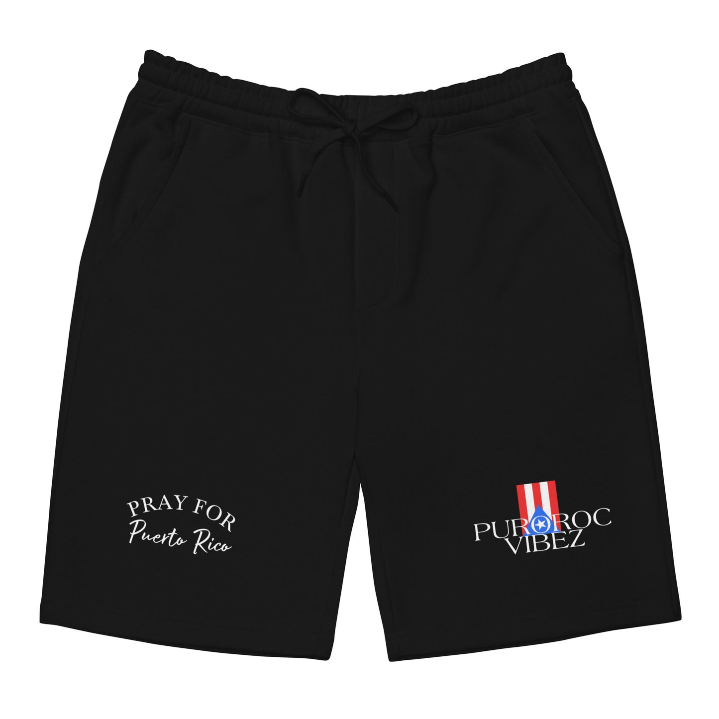 Pray for PR Men's fleece shorts