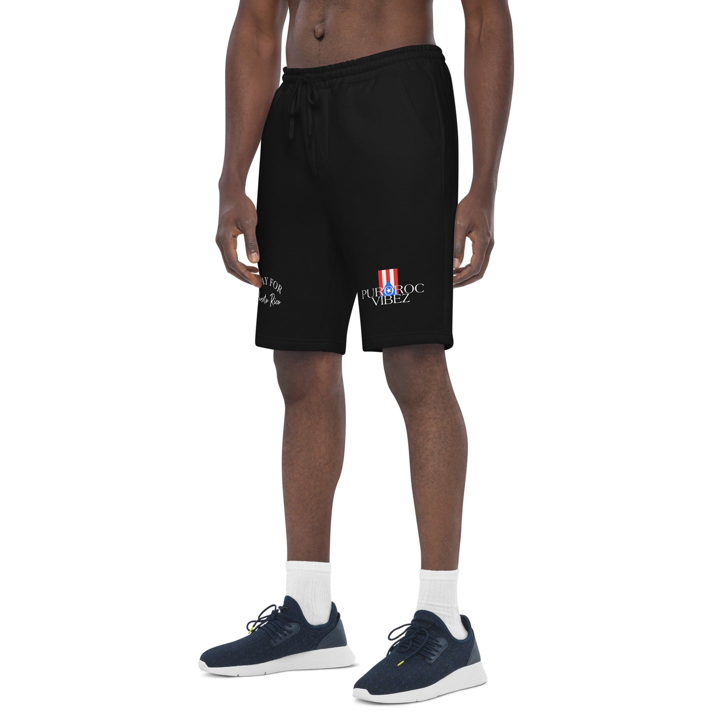 Pray for PR Men's fleece shorts
