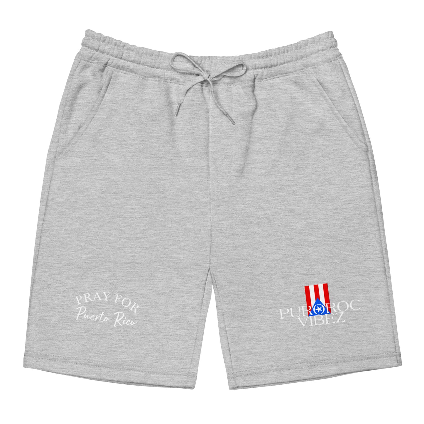 Pray for PR Men's fleece shorts