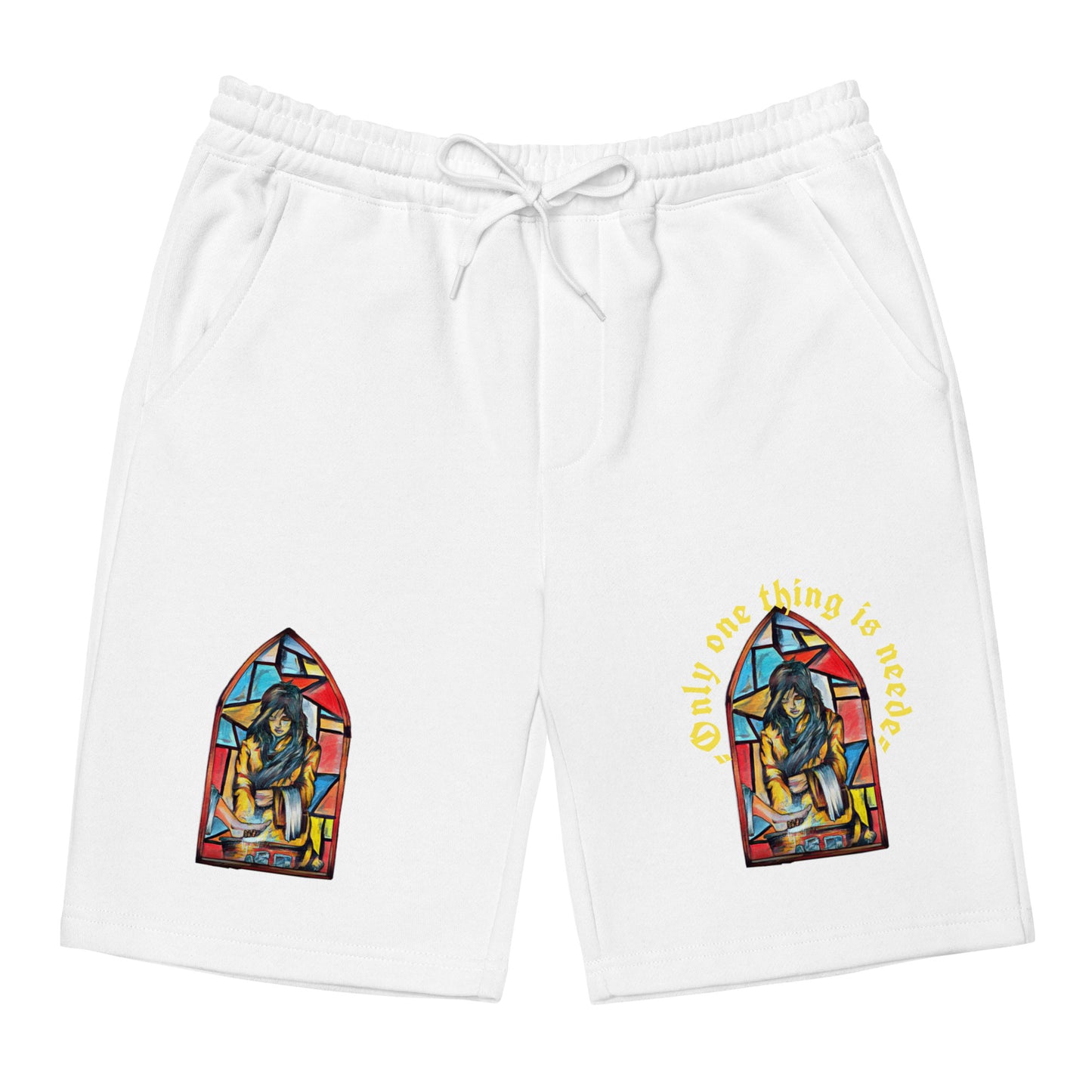 Only one thing is needed 33 Men's fleece shorts