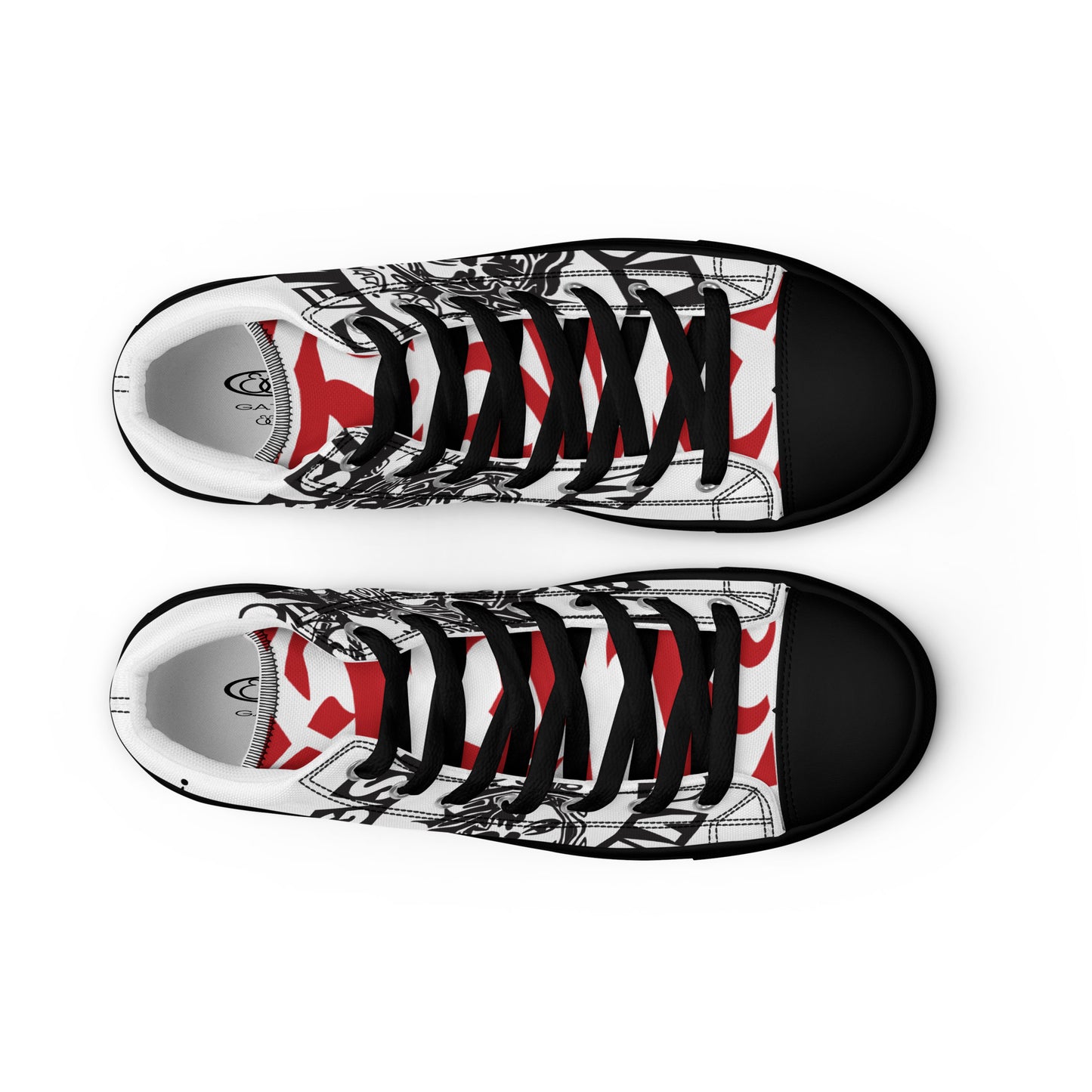 Gangsta of love Men’s high top canvas shoes