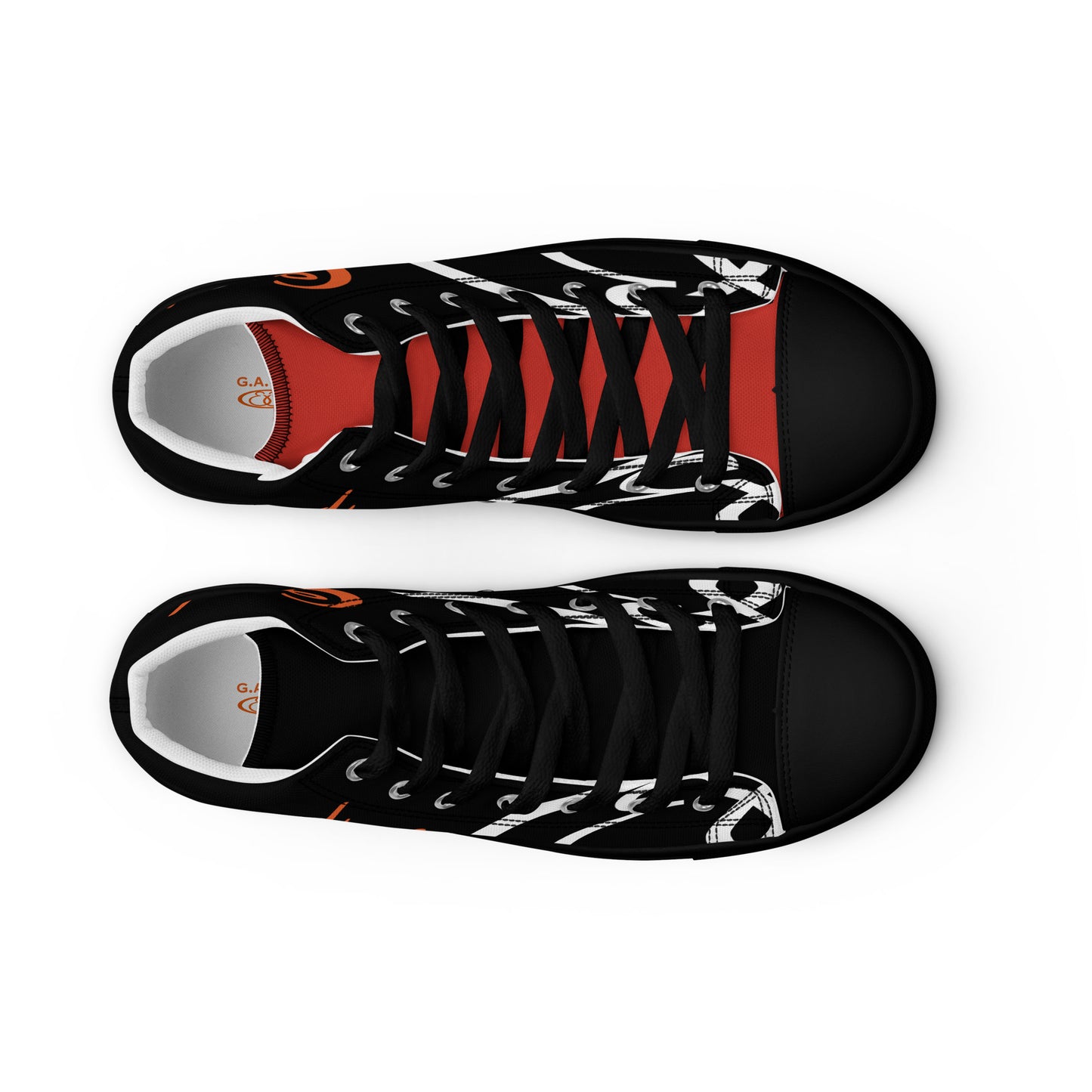 God Vibes Only Men’s high top canvas shoes