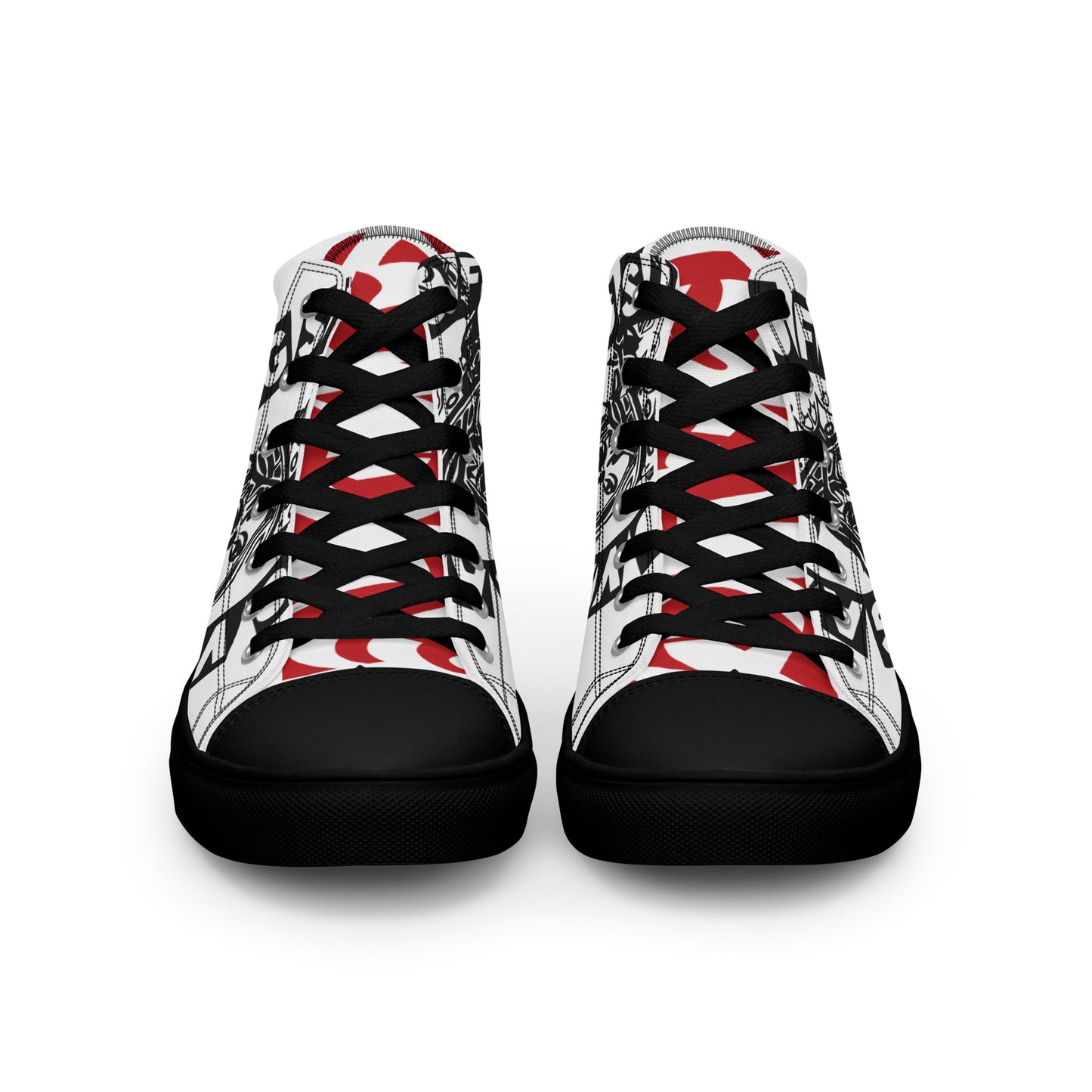 Gangsta of love Men’s high top canvas shoes