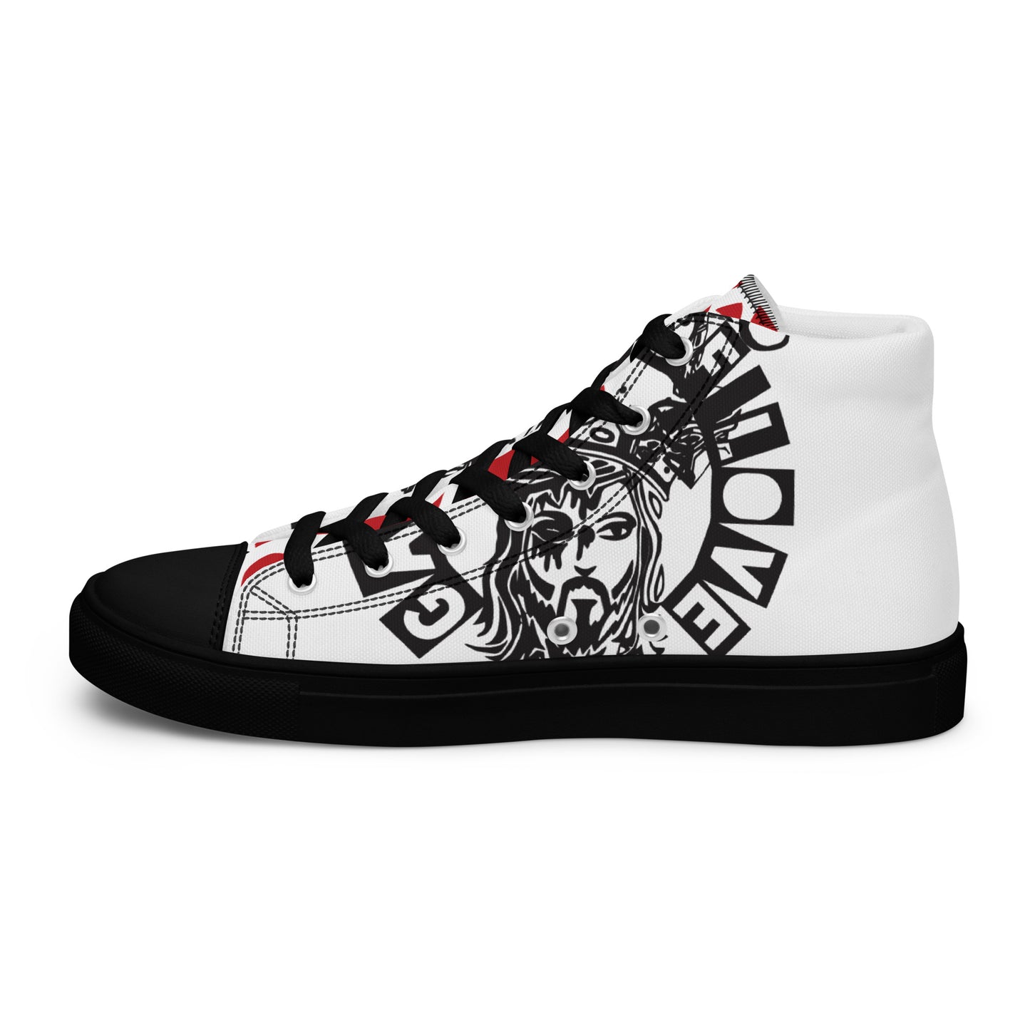 Gangsta of love Men’s high top canvas shoes
