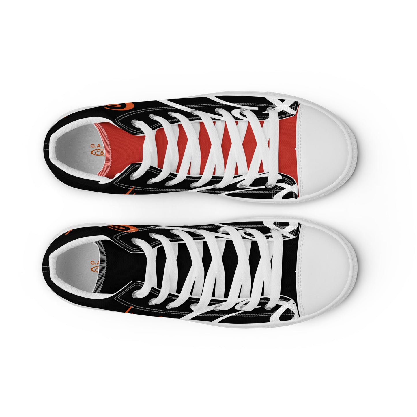 God Vibes Only Men’s high top canvas shoes