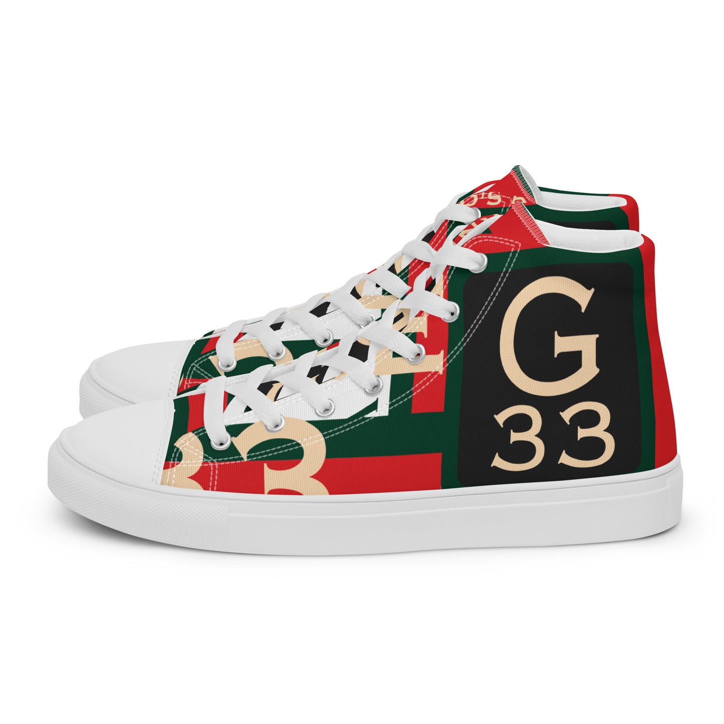Gate33 Classic Men’s high top canvas shoes