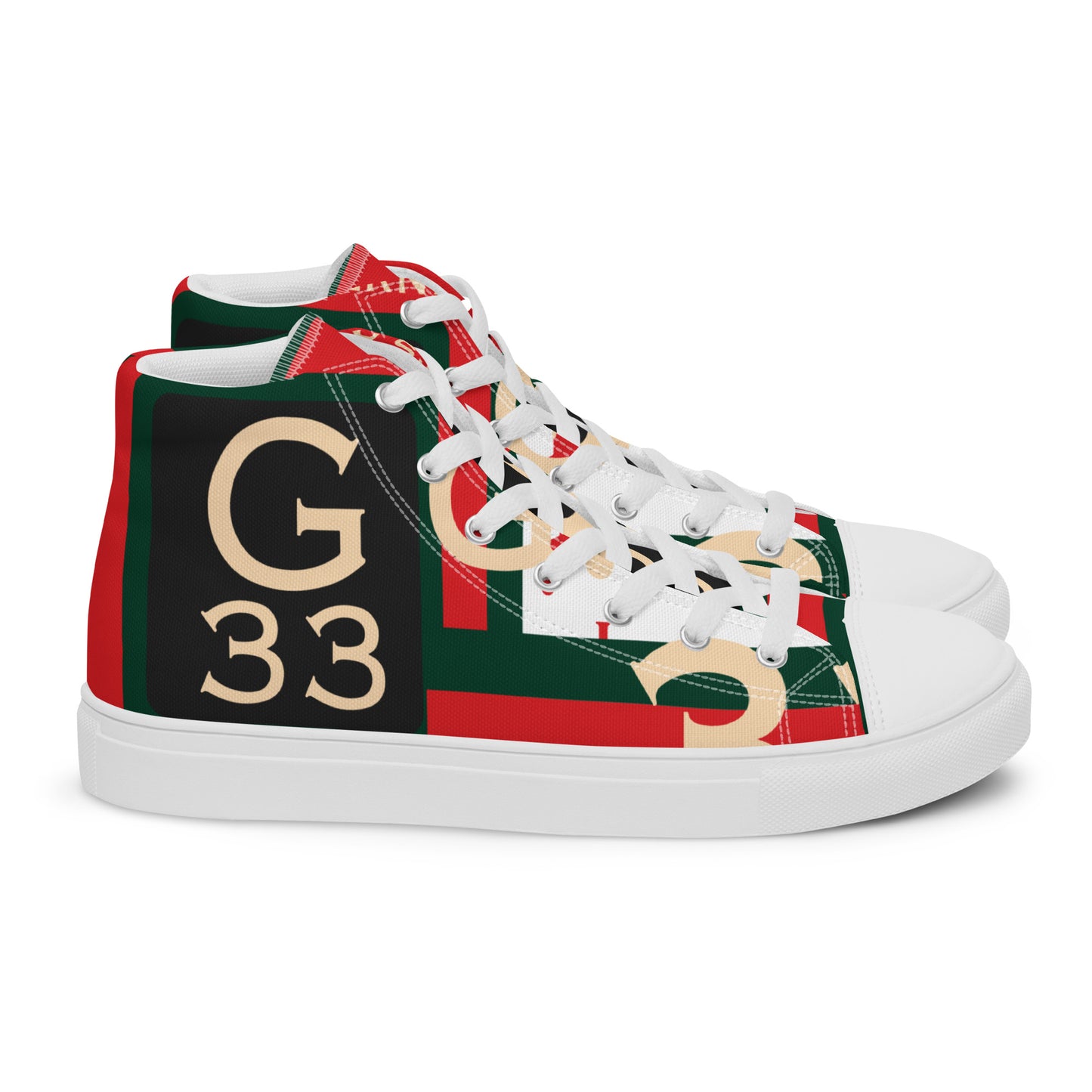 Gate33 Classic Men’s high top canvas shoes