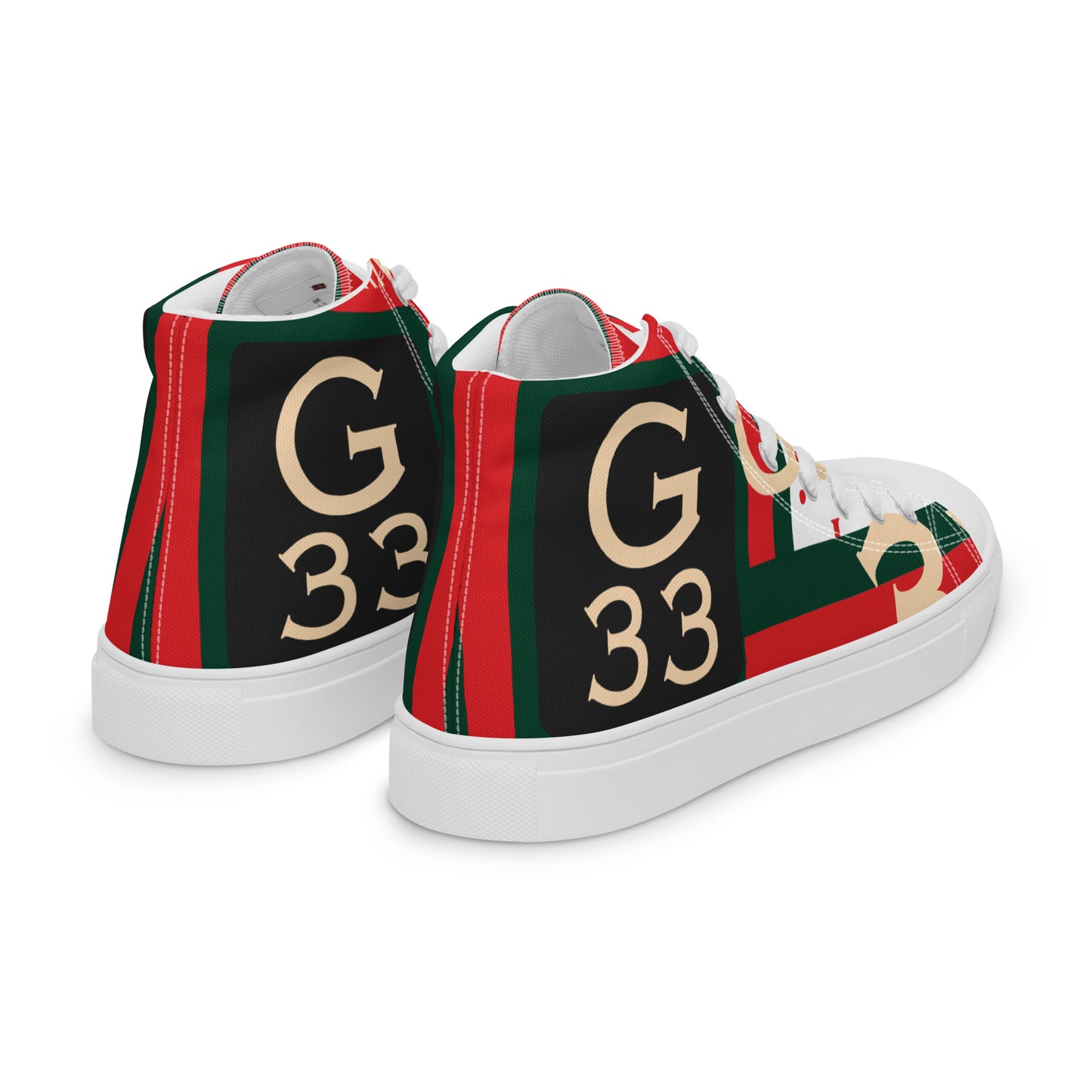 Gate33 Classic Men’s high top canvas shoes