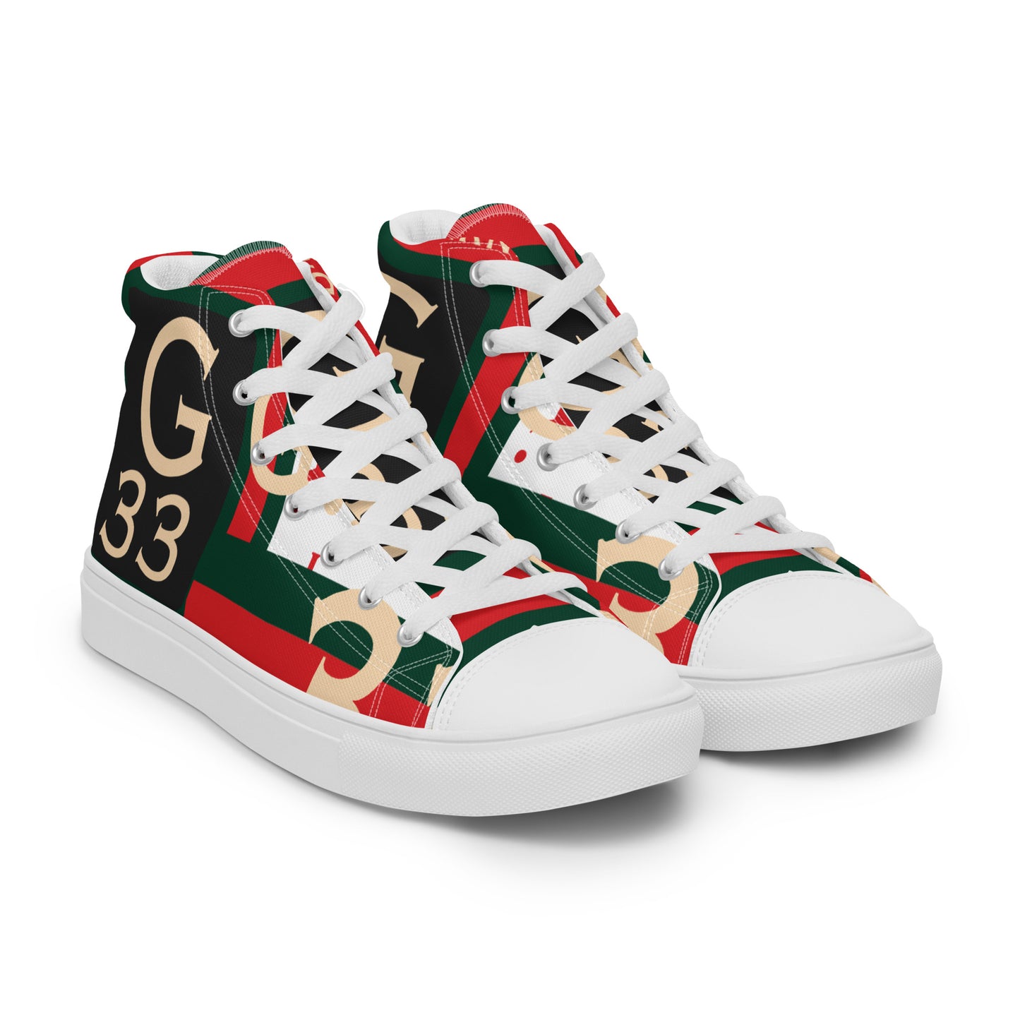 Gate33 Classic Men’s high top canvas shoes