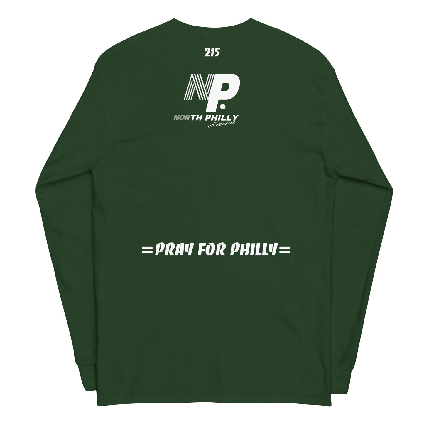 PRAY FOR PHILLY Men’s Long Sleeve Shirt
