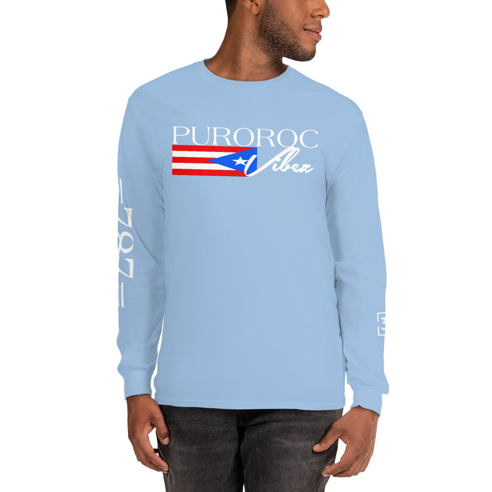 PRAY FOR PR Men’s Long Sleeve Shirt