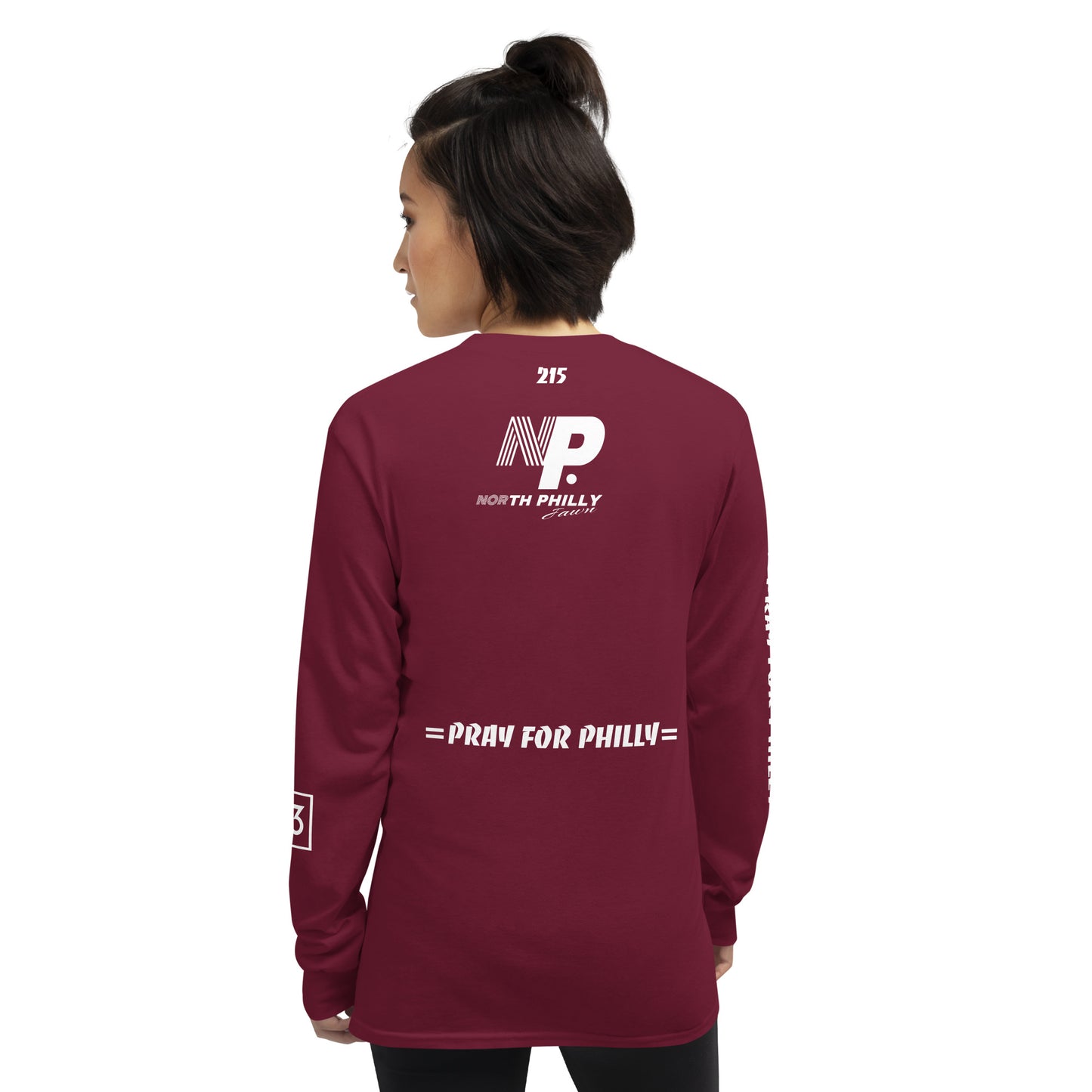 PRAY FOR PHILLY Men’s Long Sleeve Shirt