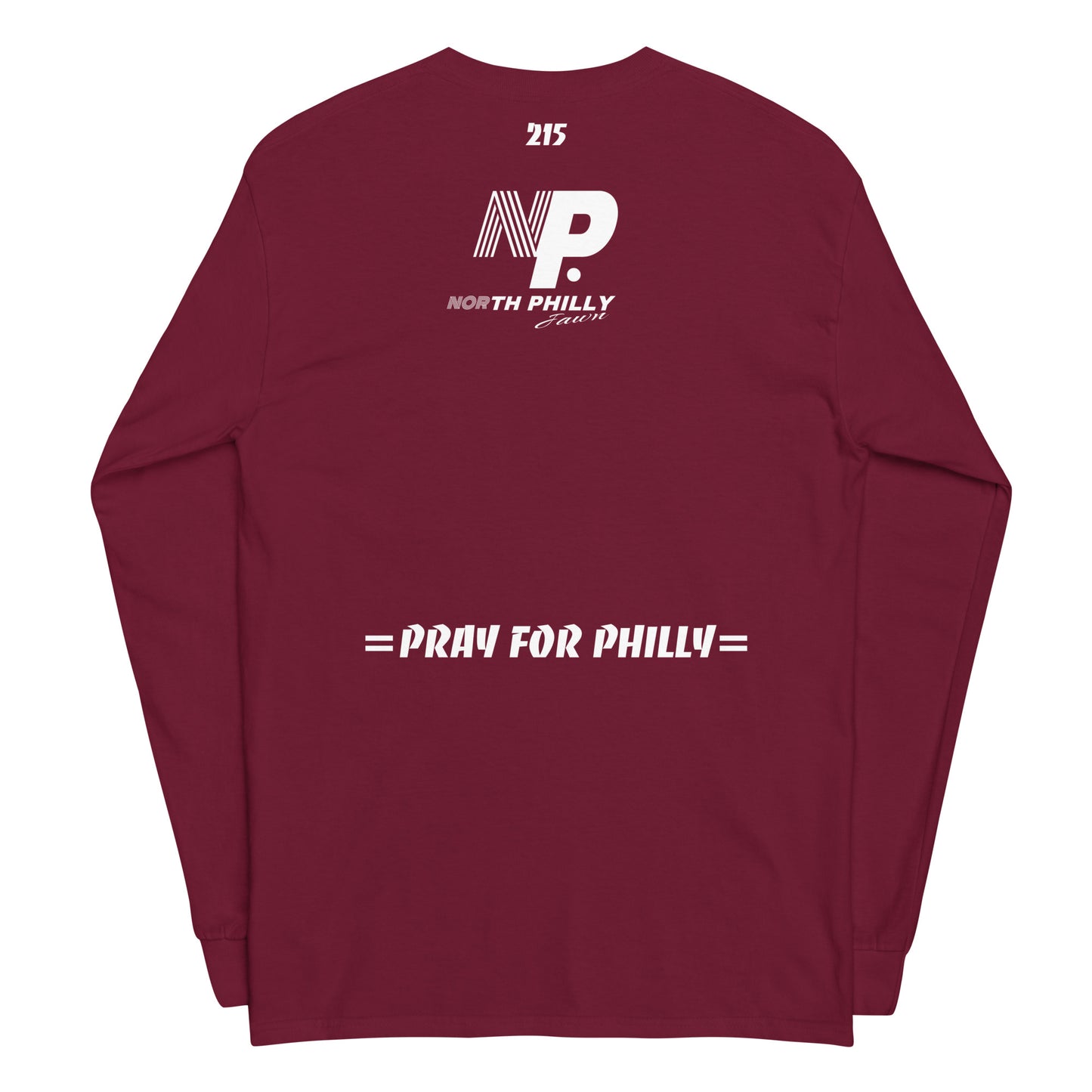 PRAY FOR PHILLY Men’s Long Sleeve Shirt