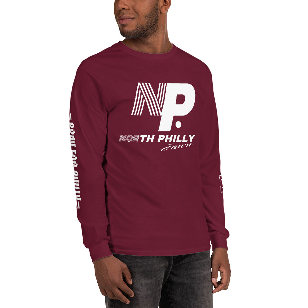 PRAY FOR PHILLY Men’s Long Sleeve Shirt
