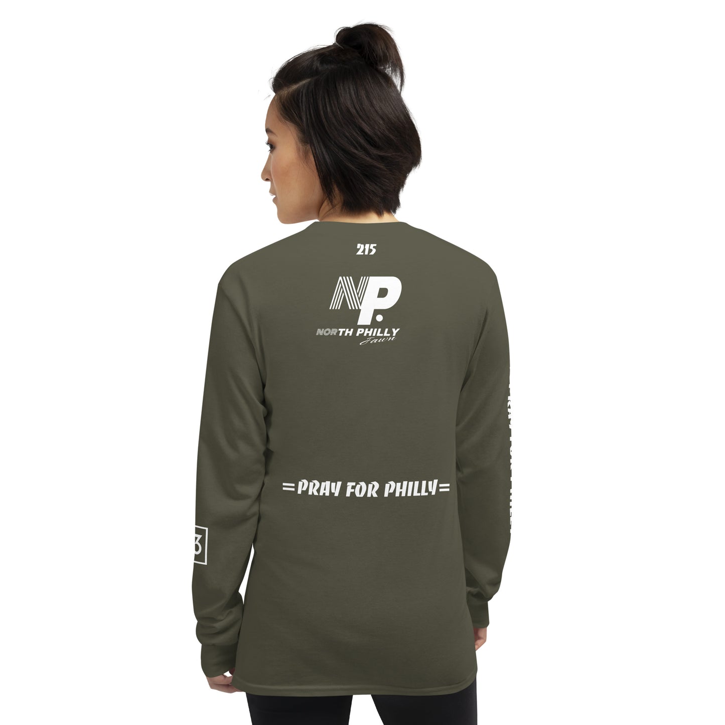 PRAY FOR PHILLY Men’s Long Sleeve Shirt