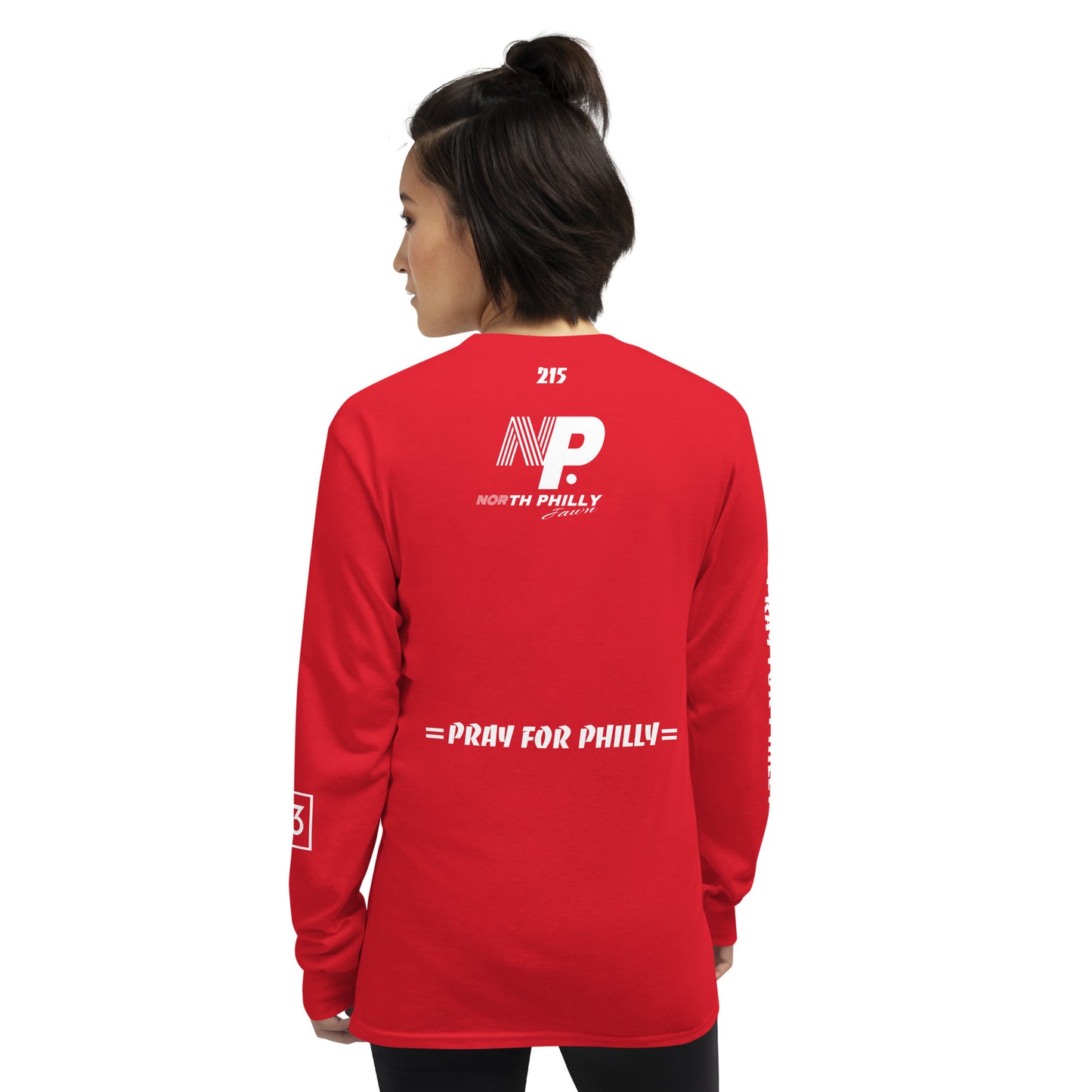 PRAY FOR PHILLY Men’s Long Sleeve Shirt