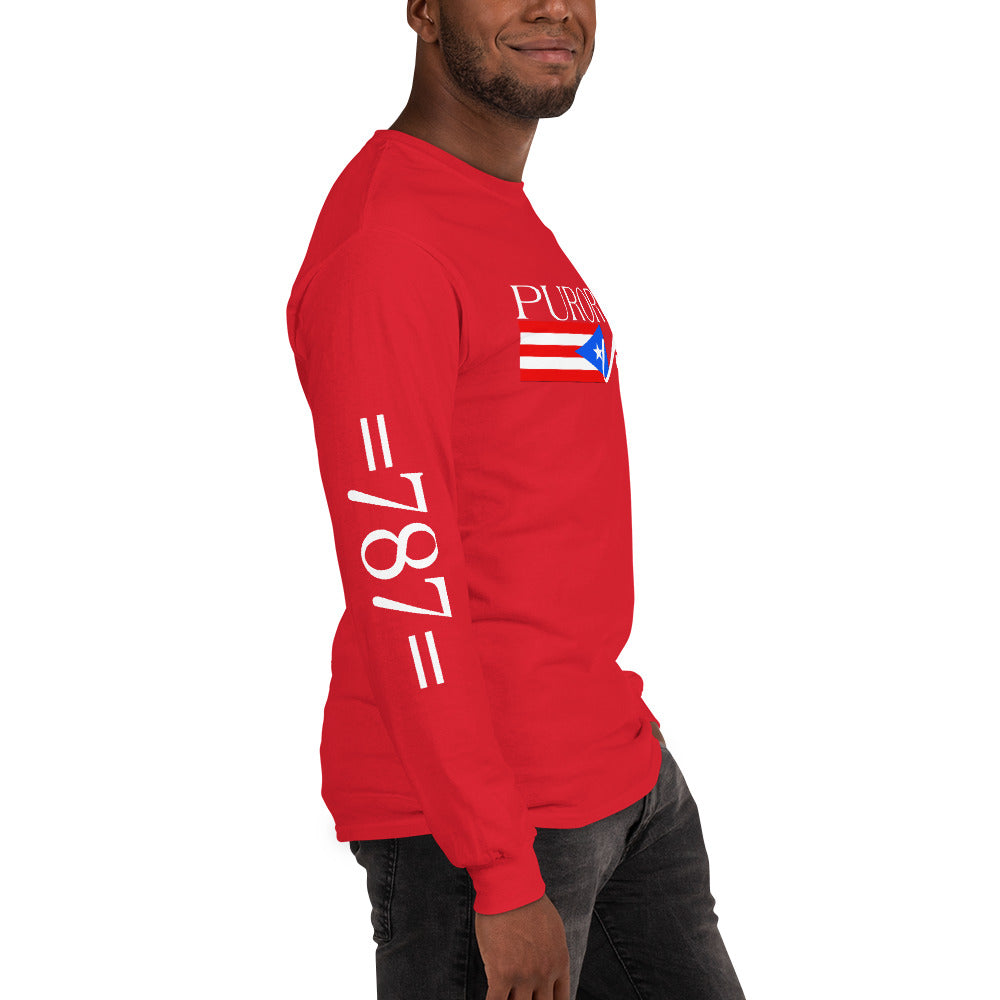 PRAY FOR PR Men’s Long Sleeve Shirt