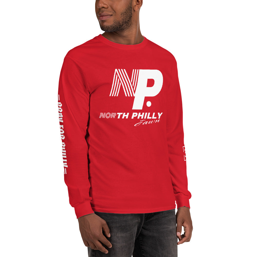 PRAY FOR PHILLY Men’s Long Sleeve Shirt