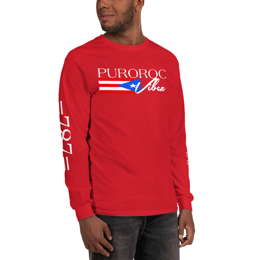 PRAY FOR PR Men’s Long Sleeve Shirt