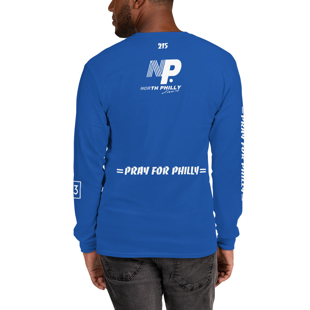 PRAY FOR PHILLY Men’s Long Sleeve Shirt