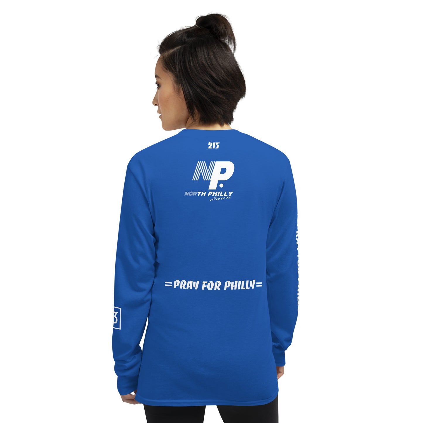 PRAY FOR PHILLY Men’s Long Sleeve Shirt
