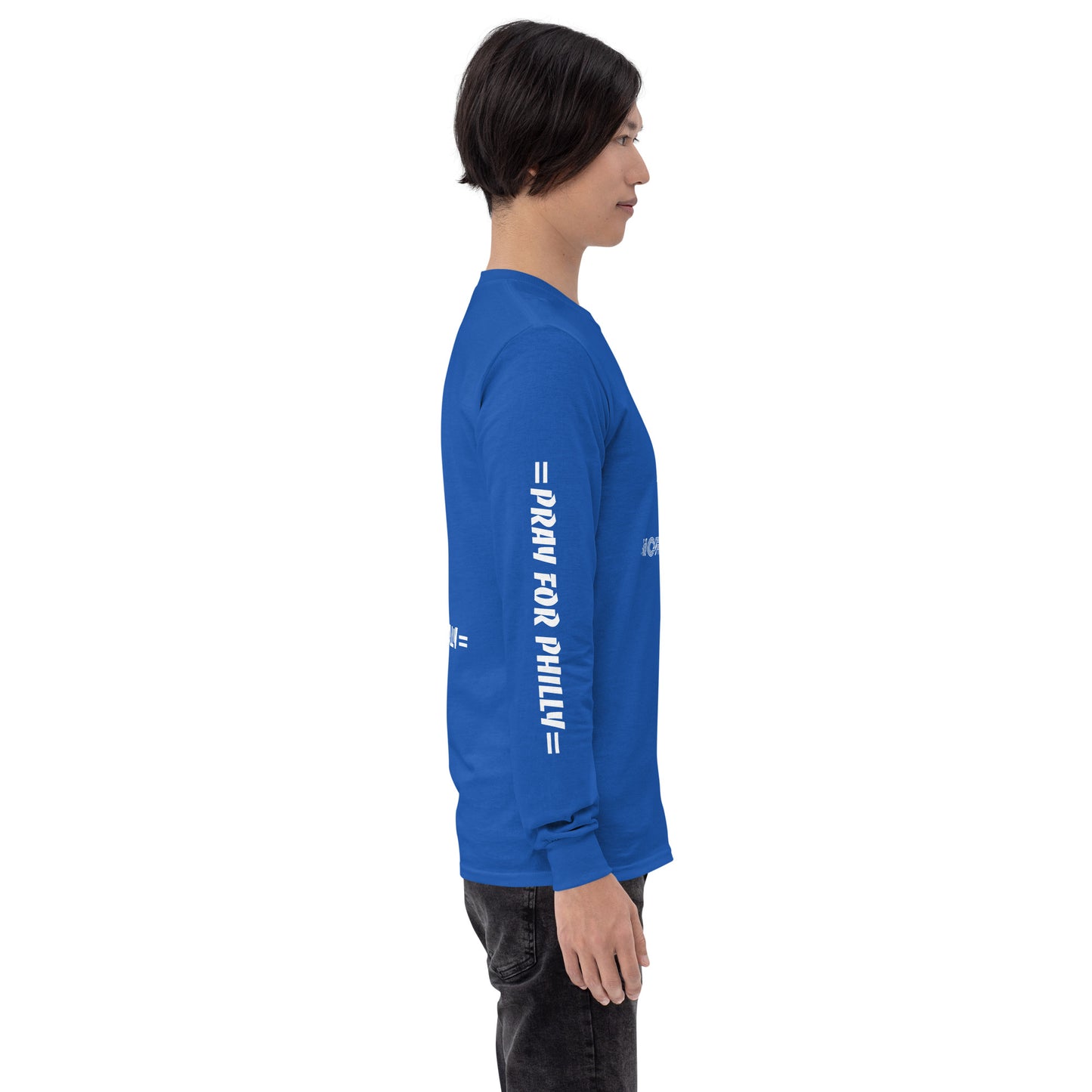 PRAY FOR PHILLY Men’s Long Sleeve Shirt