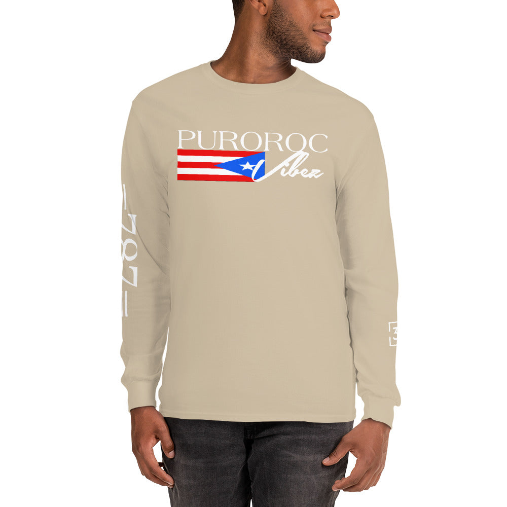 PRAY FOR PR Men’s Long Sleeve Shirt