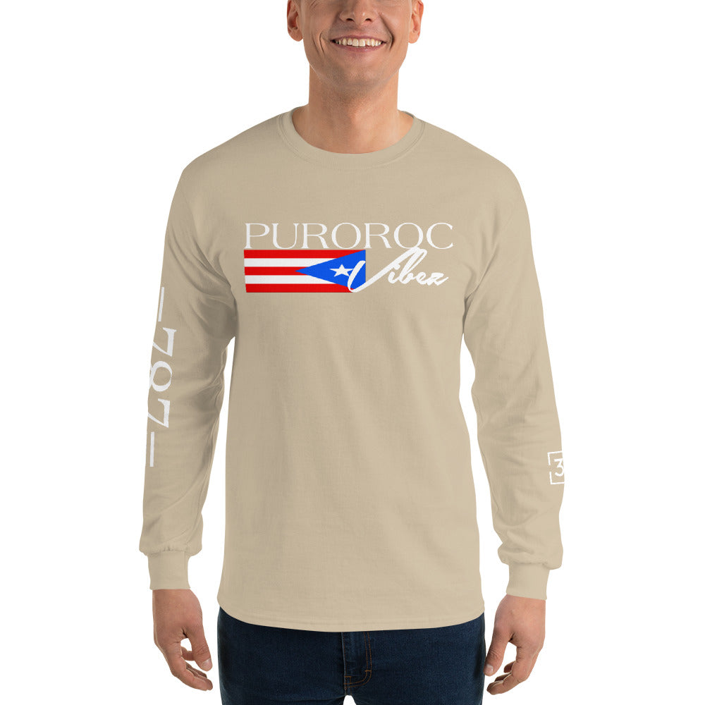 PRAY FOR PR Men’s Long Sleeve Shirt