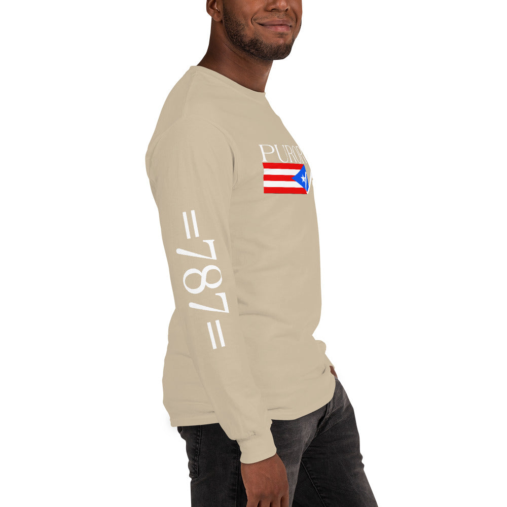 PRAY FOR PR Men’s Long Sleeve Shirt