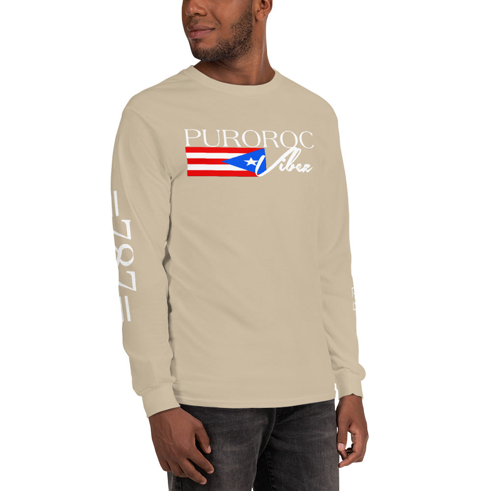 PRAY FOR PR Men’s Long Sleeve Shirt