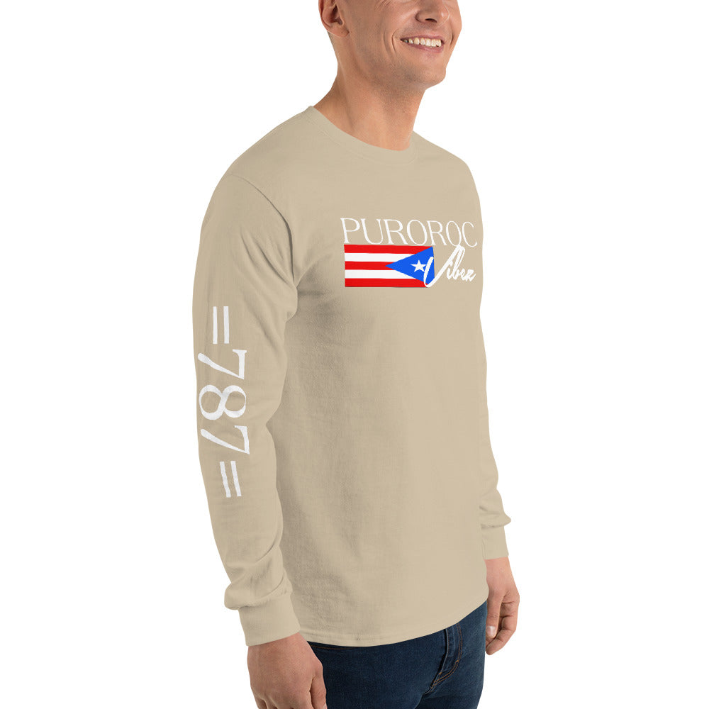 PRAY FOR PR Men’s Long Sleeve Shirt