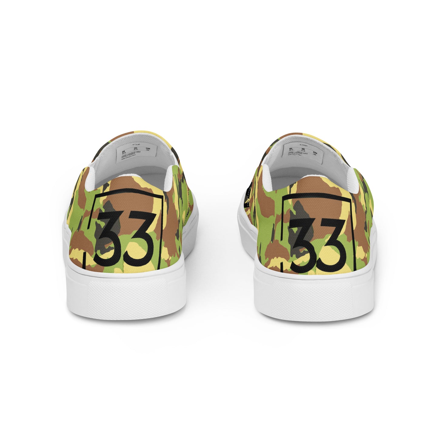 God Vibes Only Men’s slip-on canvas shoes