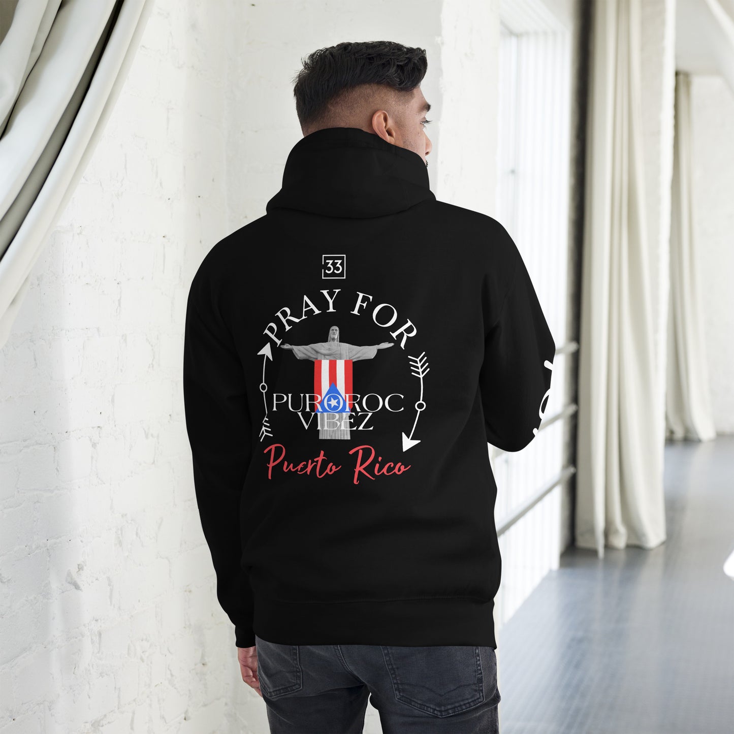 PRAY FOR PR Unisex Hoodie