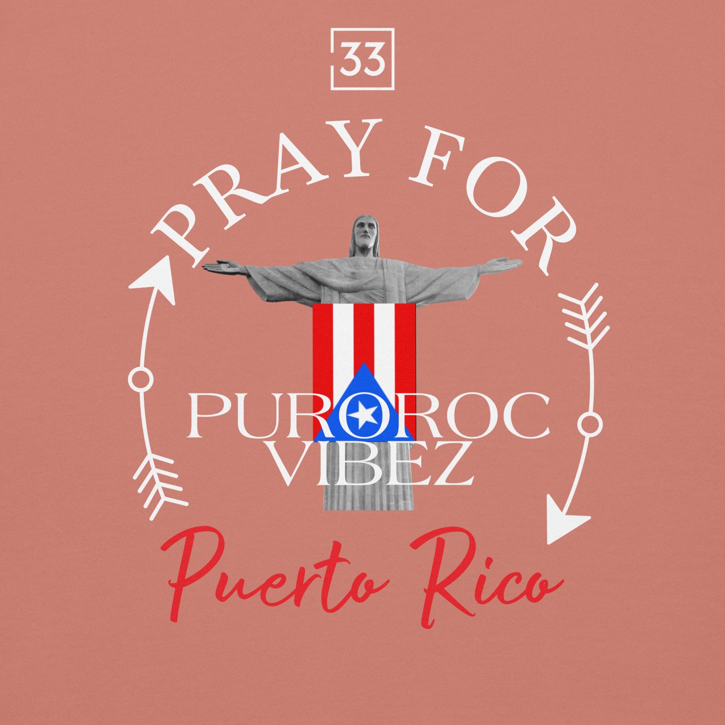 PRAY FOR PR Unisex Hoodie