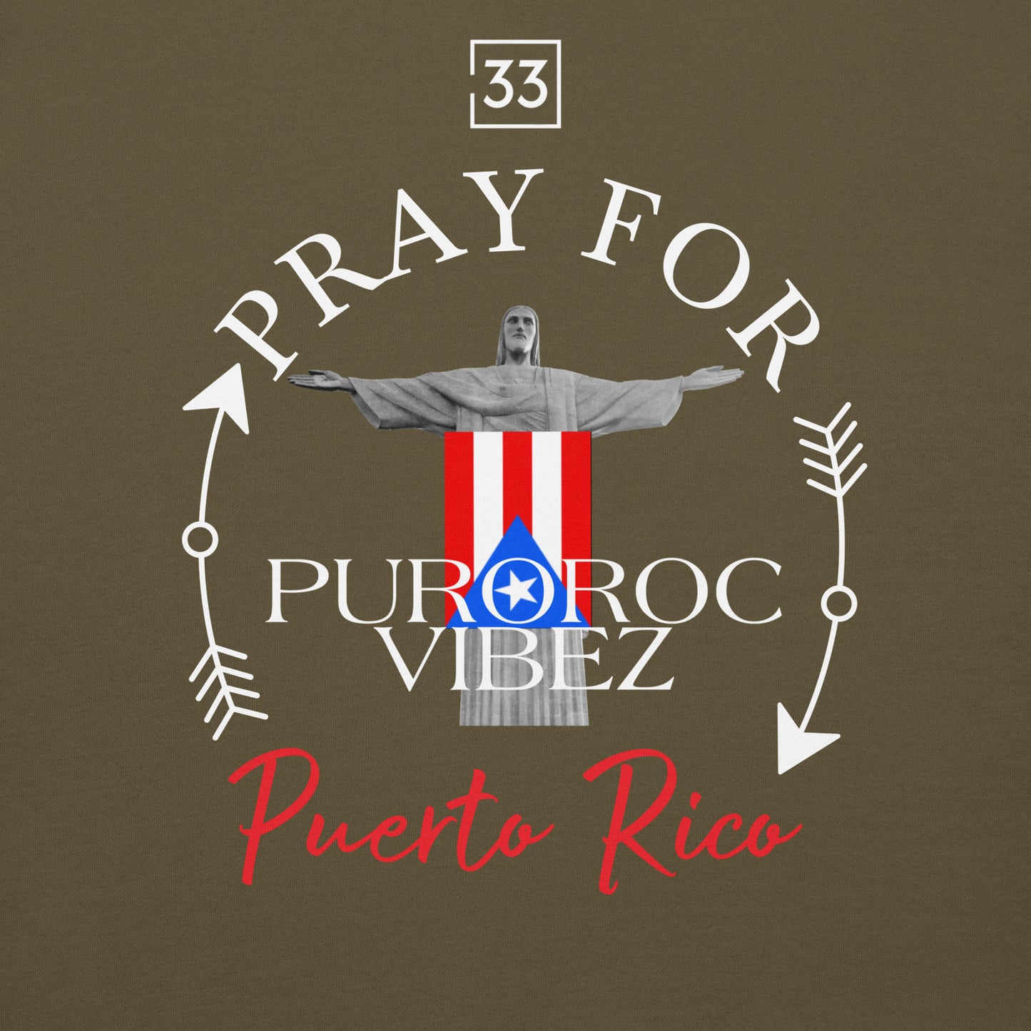 PRAY FOR PR Unisex Hoodie