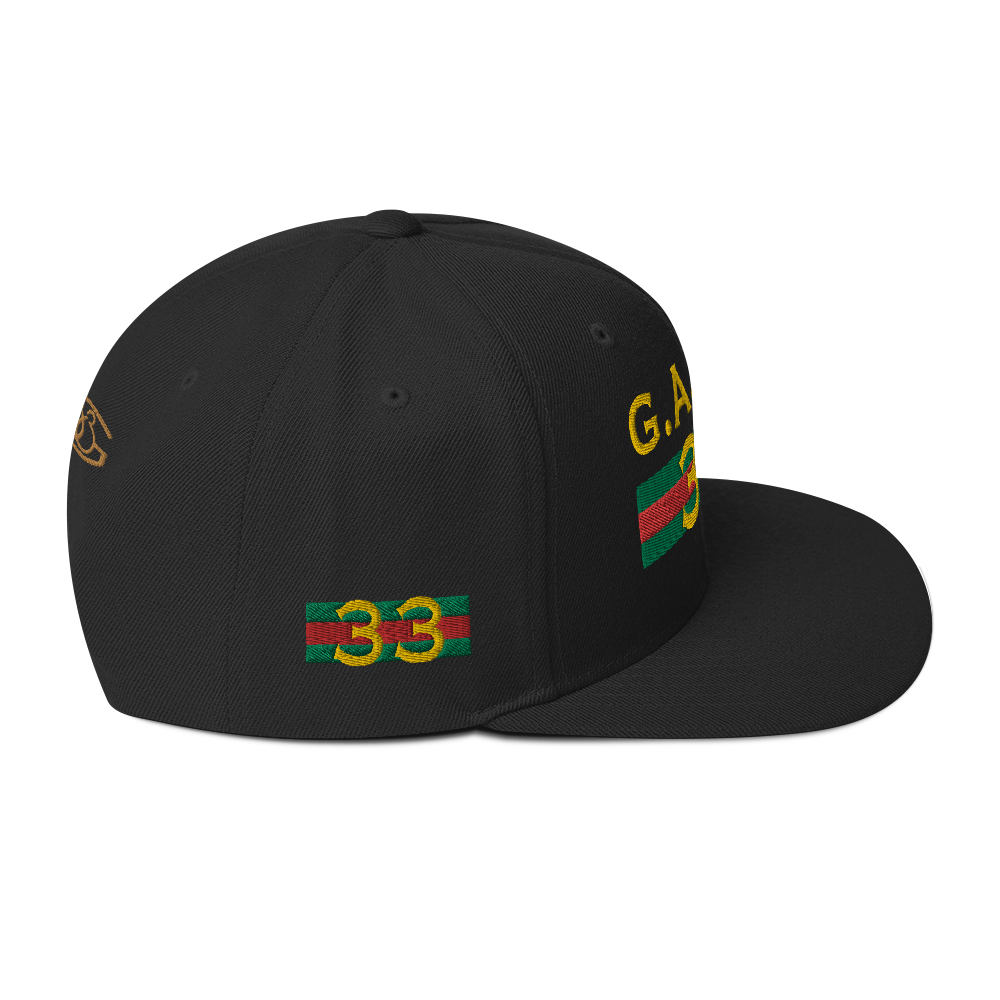 Gate33 Classic Snapback Hat