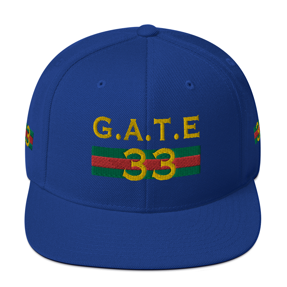 Gate33 Classic Snapback Hat