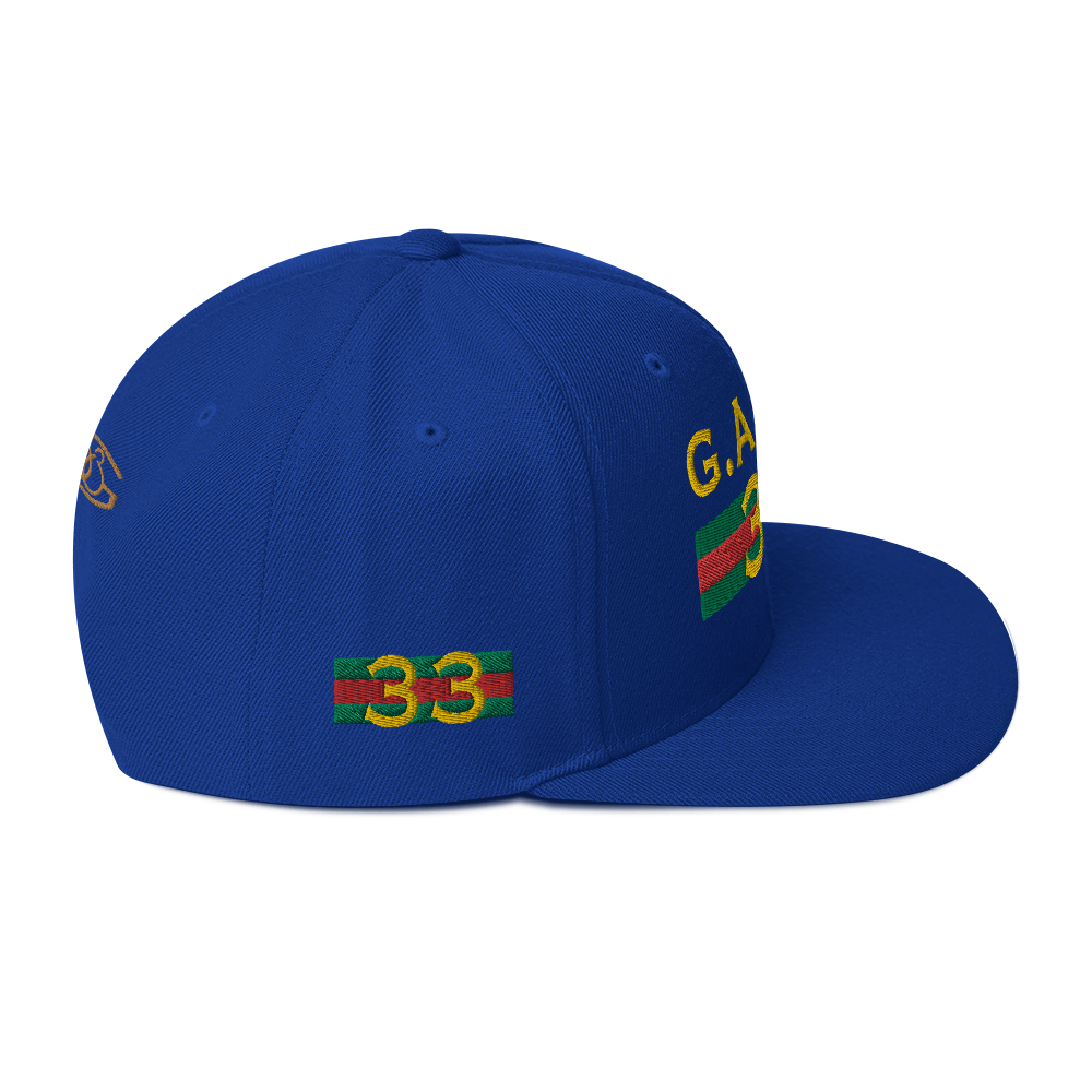 Gate33 Classic Snapback Hat